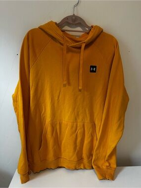 Under Armour Mustard Yellow Pullover Hoodie
